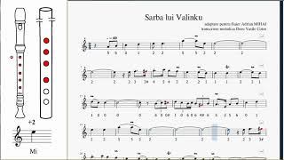 Sarba lui Valiuku - Valentin Uzun & Tharmis - Tutorial fluier