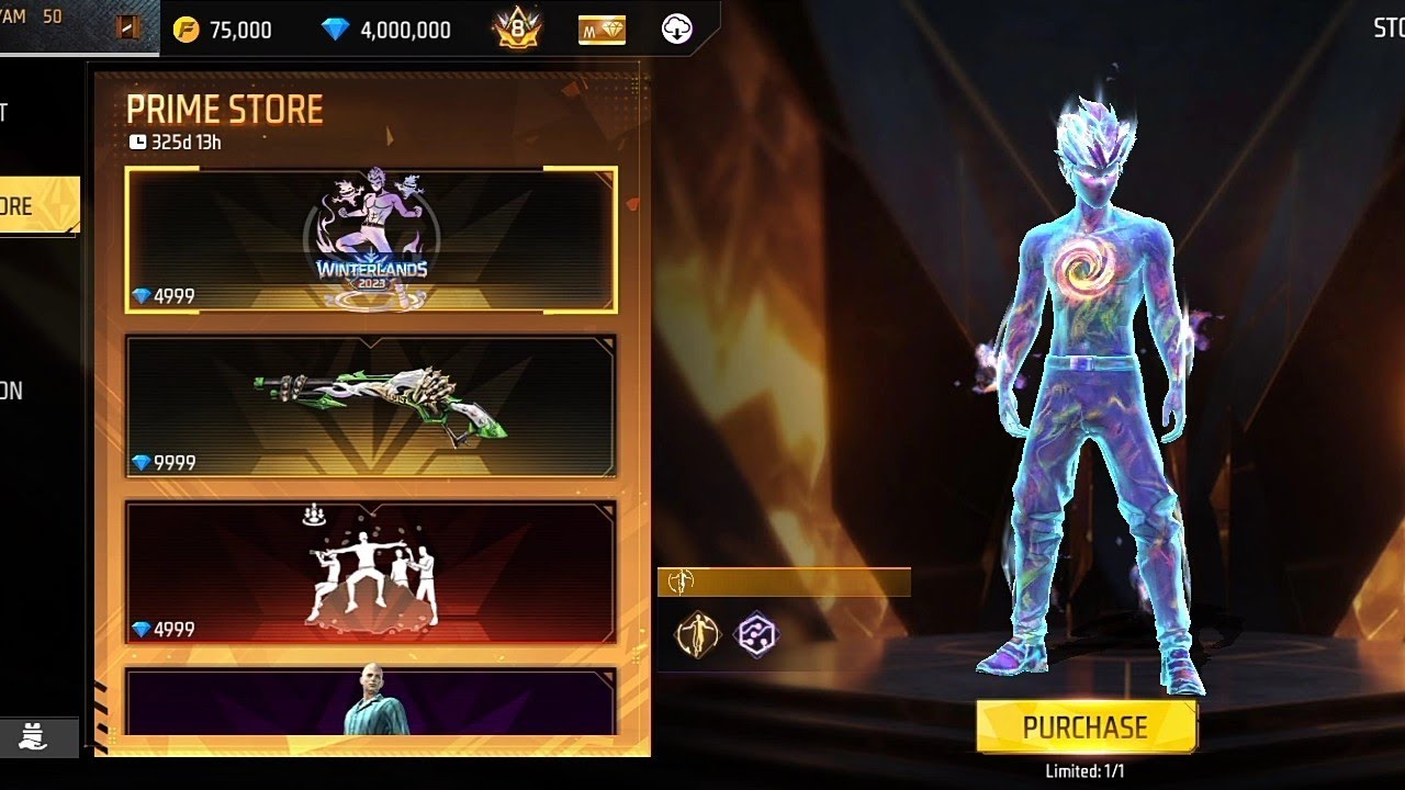 I spent 4.000.000 💎 IN NEW PRIME STORE Noob to Pro 💰🤑 #freefire