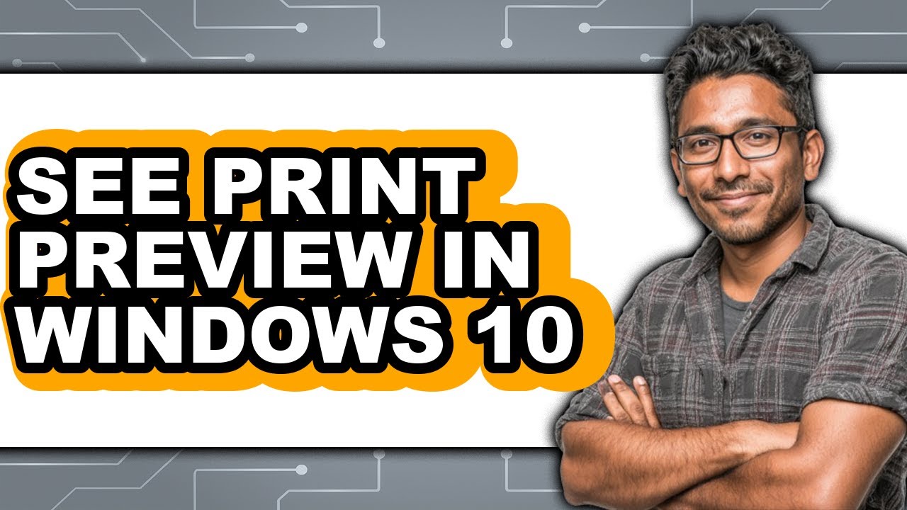 How to See Print Preview in Windows 10 (updated) - YouTube