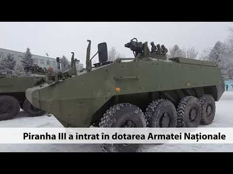 Armata Națională a recepționat transportoarele de tip ”Piranha”