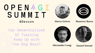 Can Decentralized AI Training Keep Up with the Big Boys? | Harry Grieve, Manveer Basra & more.
