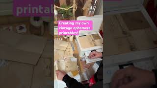 Easy Scanner Trick for Vintage Junk Journal Printables 🔍