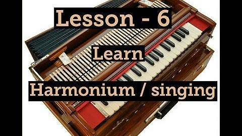 Learn how to play any song on harmonium ( Lesson 6)