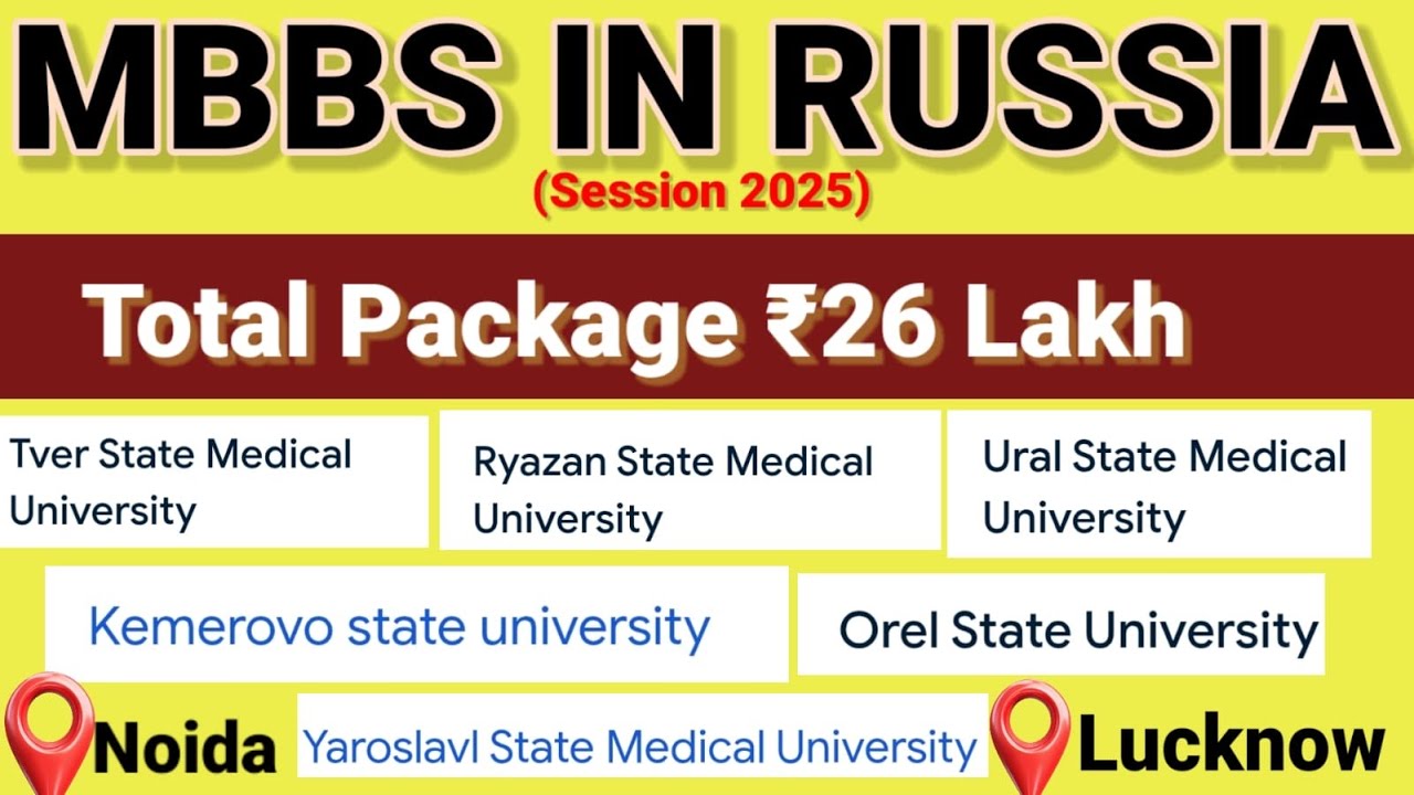Mbbs In Russia for Indian Student Fee Hostel Under 26 Lacks | Best ...
