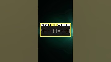 Move 1 Stick to Correct the Equation | Genius Test