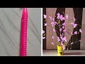 Candle Flower || Wax Flowers || DIY Beautiful Flowers Making With Candle || Artificial Flower Tree