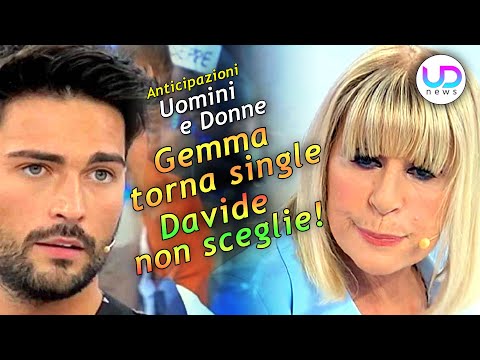 Anticipazioni Uomini e Donne: Davide Non Sceglie, Gemma Torna Single!