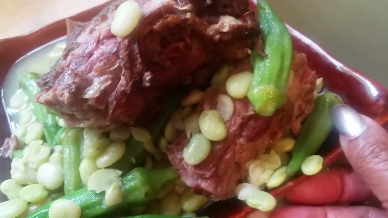 How To Make Butter Beans With Okra And Smoked Turkey YouTube