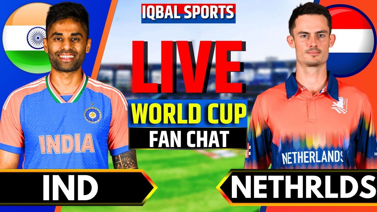 🔴IND vs NED, T20 World Cup Match Live| Live Cricket Match Today | India vs Netherlands | 2nd Innings