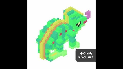 Pixel Art - Color By Number (Pixel Art Coloring #11)