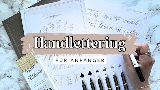 Handlettering lernen | Verschiedene Schriftarten ✍🏽 BUJO GRUNDLAGEN PART 1