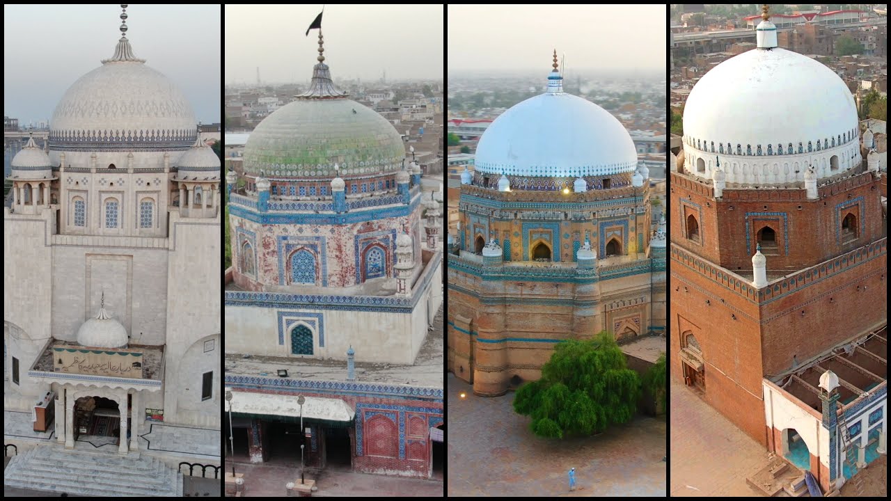 Sufi Shrines Of Multan | 4K | Drone Shots