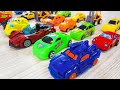 Plastic Toy Cars  of Various Sizes Playing with toy cars for kids