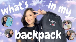 🥰🤩WHAT’S IN MY BACKPACK🎒📚