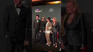 Caroline Scheufele’s dog Byron draws attention at Chopard event