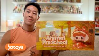 Q.KID ANIMAL PRESCHOOL UNBOXING! JOTOYS Blind Box Plush Pendants Vinyl Face Full Set Review
