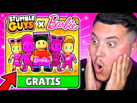 THIS IS HOW YOU CAN GET ALL THE NEW STUMBLE GUYS BARBIE SKINS FOR FREE!!