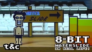 8-BIT Waterslide in REAL LIFE! screenshot 5