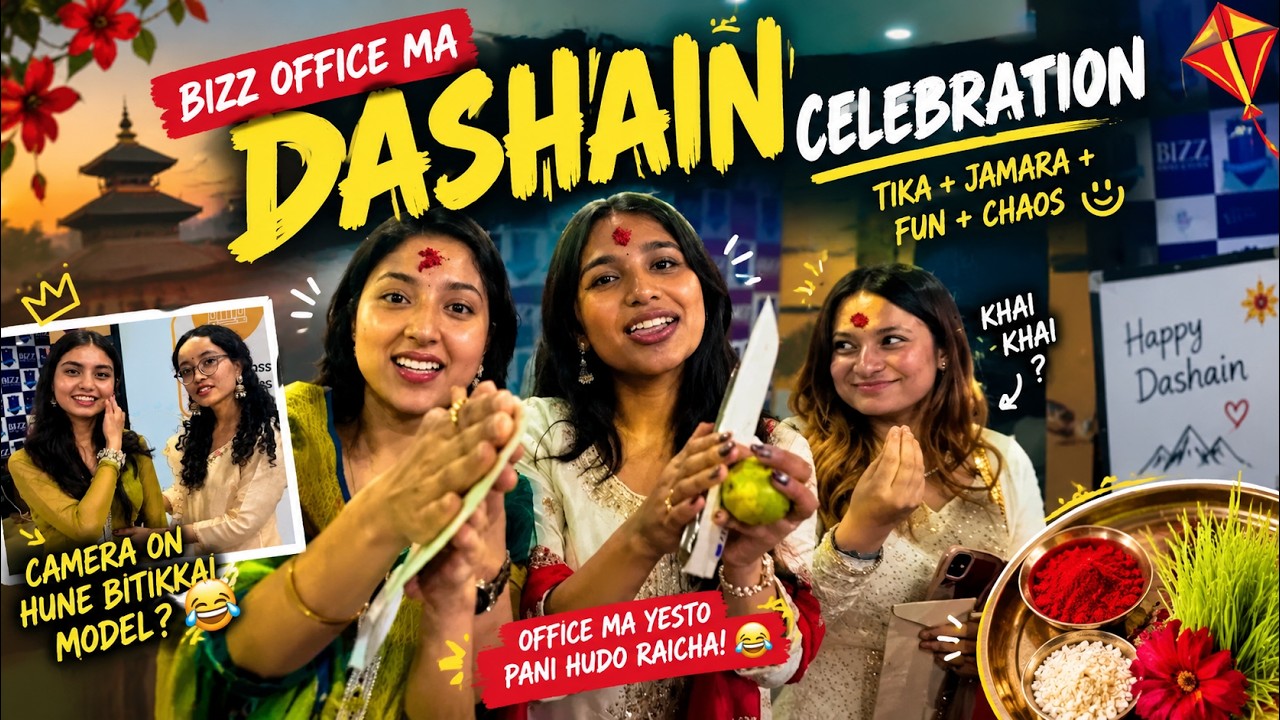 Office Dashain Fun! #DashainVibes - YouTube