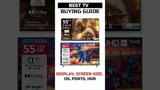 55 inches 4K TV Buying Guide | Best 55 Inch TV Comparison #tvbuyersguide #tech #tv