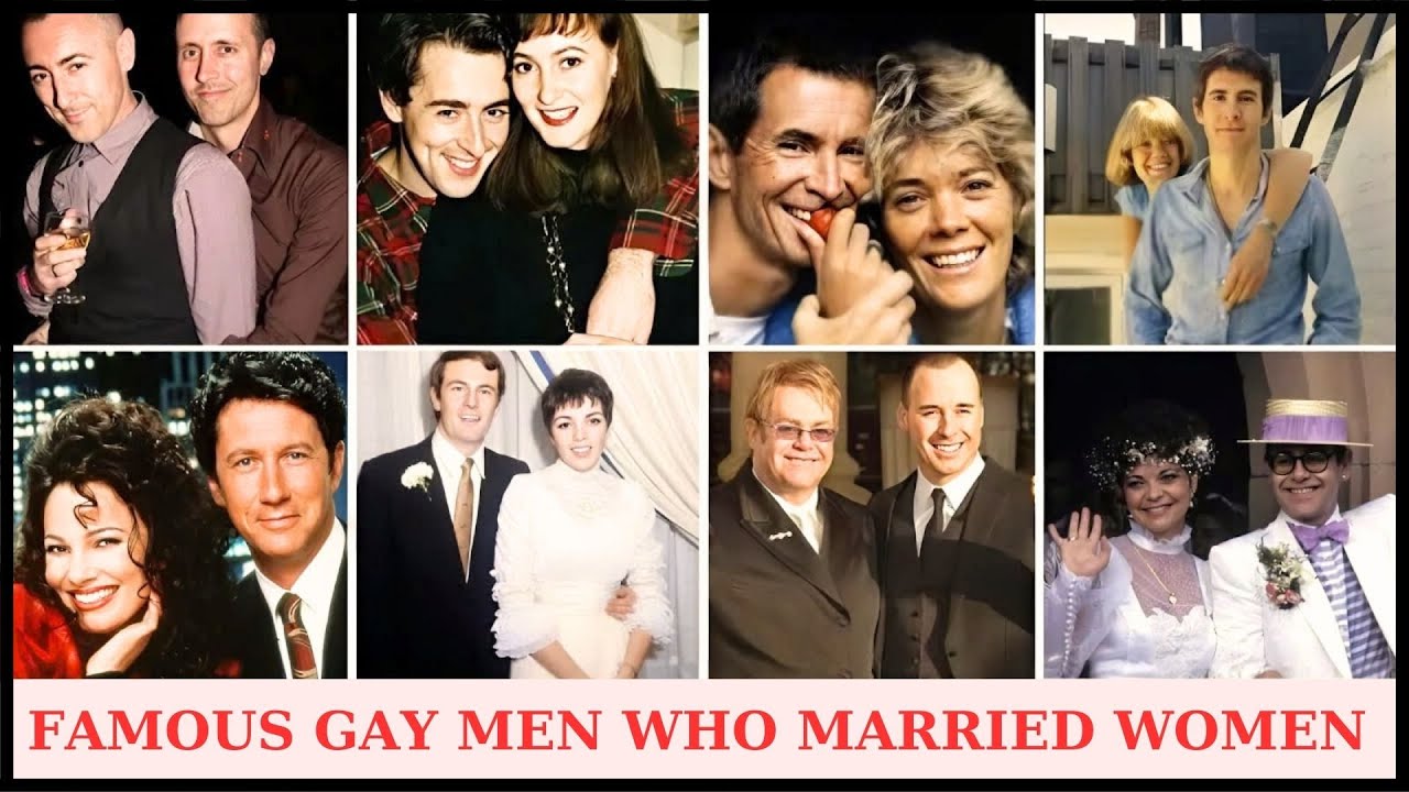 17 Famous Gay Men Who Married Women Before Coming Out As Gay | Then and ...