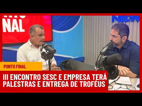 Ribamar Cunha explains the 3rd Sesc and Company Meeting in São Luís