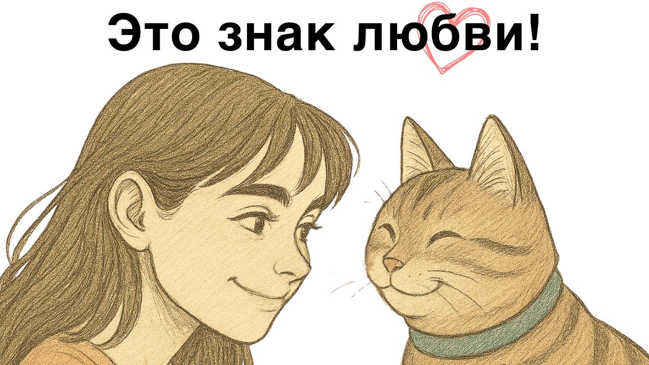 Ваш кот говорит, что ЛЮБИТ ВАС, а вы не замечаете!