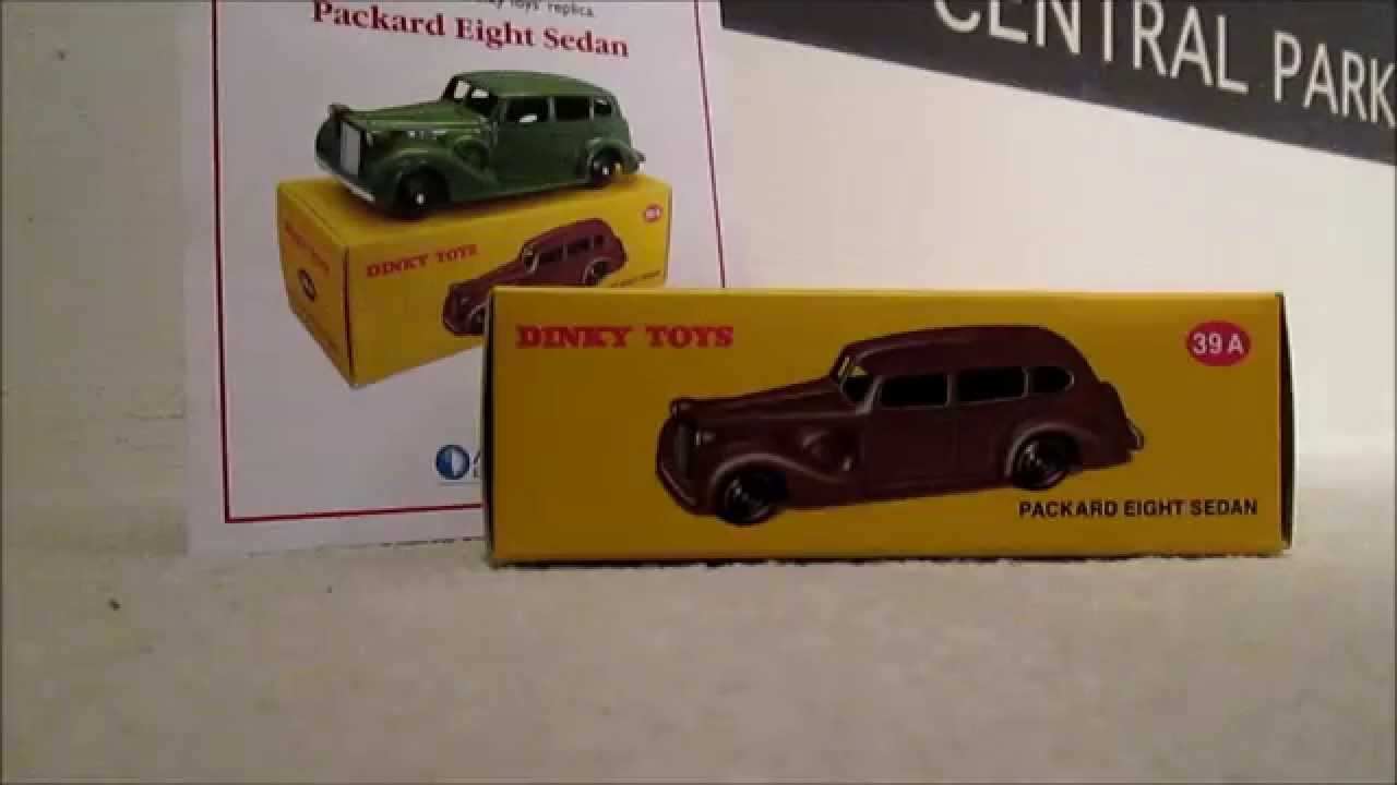OPO 10 DeAgostini – Packard Eight Sedan 39A, échelle 1:43, Reproduction Métallique Dinky Toys, Collection 14 Ans+