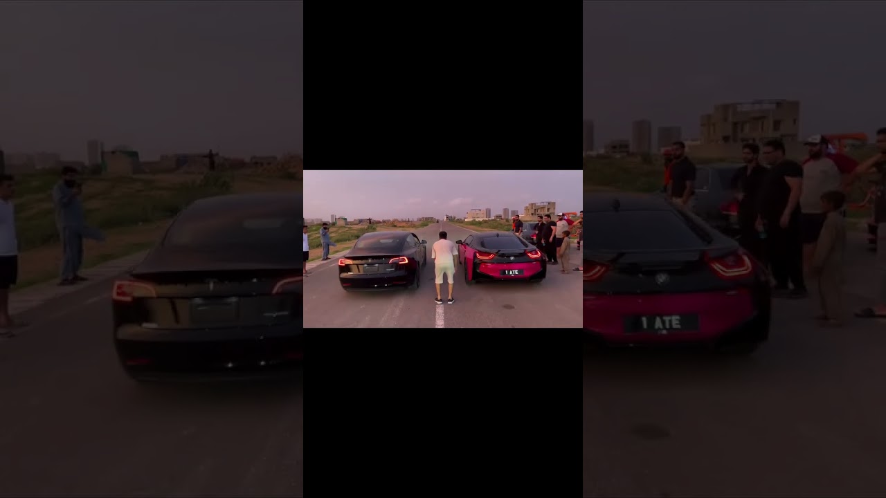 Tesla model 3 vs BMW i8 