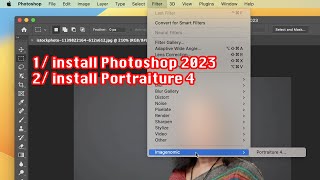 How to install Photoshop 2023 for Mac and Install Portraiture 4 2023 in MacBook screenshot 3
