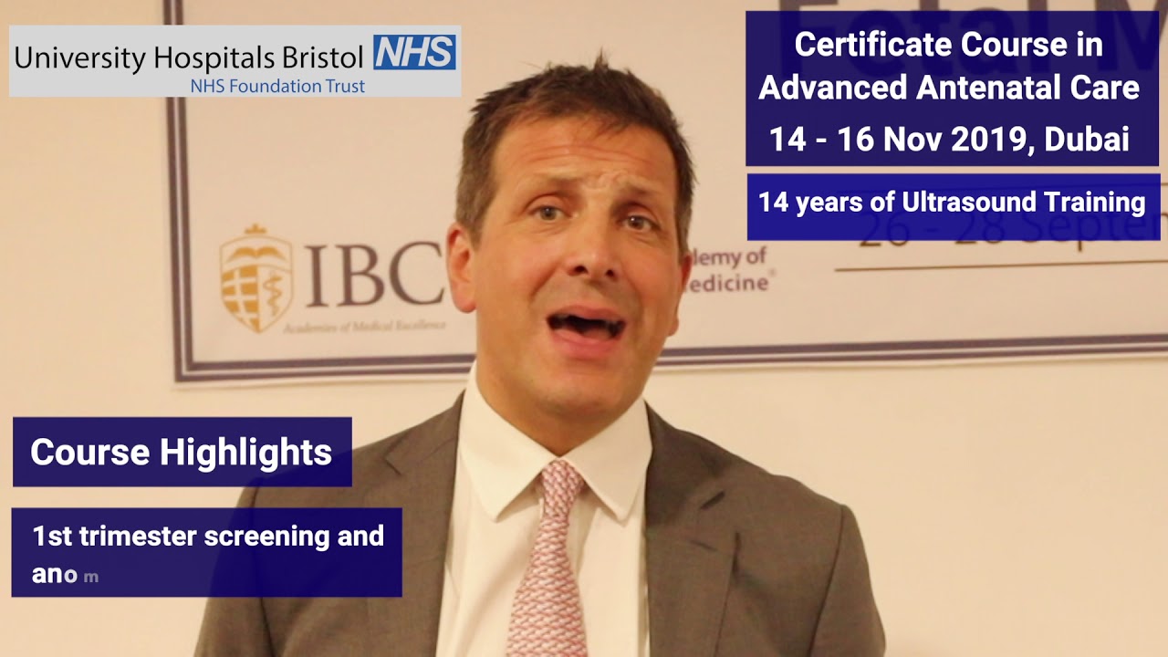 Certificate Course in Advanced Antenatal Care | 14 -16 November 2019, Dubai
