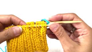 棒針編み★2目ゴム編み止めの裏技