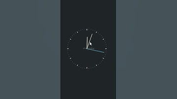 Create Clock Animation Using HTML | CSS | JS