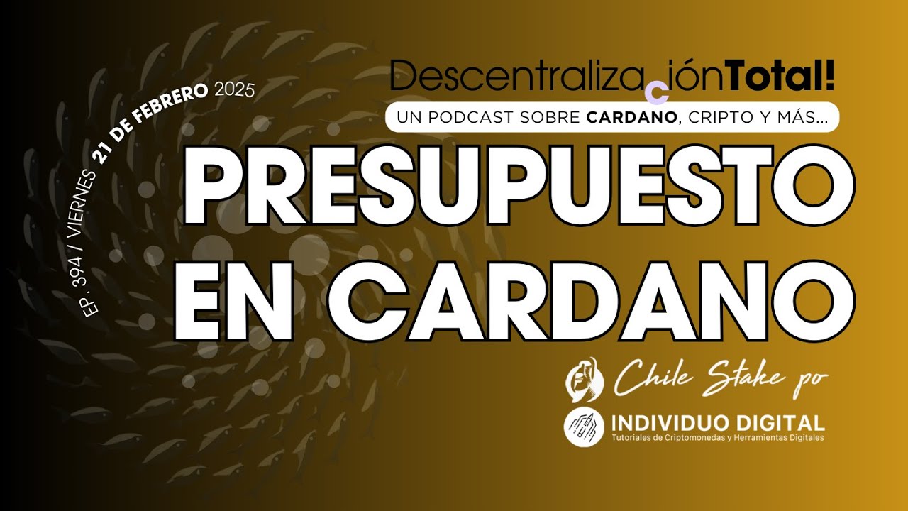 El futuro de Cardano en números 🎙️ Descentralización Total! 🎙️