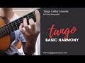 Tango guitar lessons -  Tango basic harmony (usual chords)