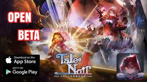 TALES NOIR - NEW MMORPG OPEN BETA GAMEPLAY (Android,iOS)