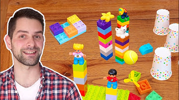 Five Easy LEGO DUPLO Building Ideas for your Kids to do at Home! Easy DIY Activity Instructions