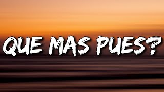 J. Balvin, Maria Becerra - Que Mas Pues? (Letra/Lyrics)