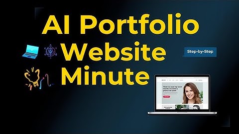 Portfolio Website Using ChatGPT with AI Chatbot | Web Development Project