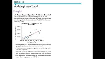 4.3 Modeling Linear Trends - Example 9