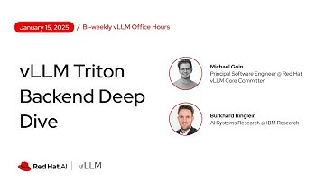 [vLLM Office Hours #40] vLLM Triton Backend Deep Dive - January 15, 2026