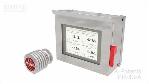 The Vaisala K-PATENTS PR-43A Sanitary Process Refractometers for Food, Beverage & Dairy Industries