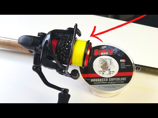 How To Spool BRAIDED Line On A Spinning Reel (Without Slippage) 