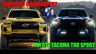 Chevrolet Colorado ZR2 VS Toyota Tacoma TRD Sport | ¿Cuál Es Mejor? ✅⚒| Temporada De Pick Ups