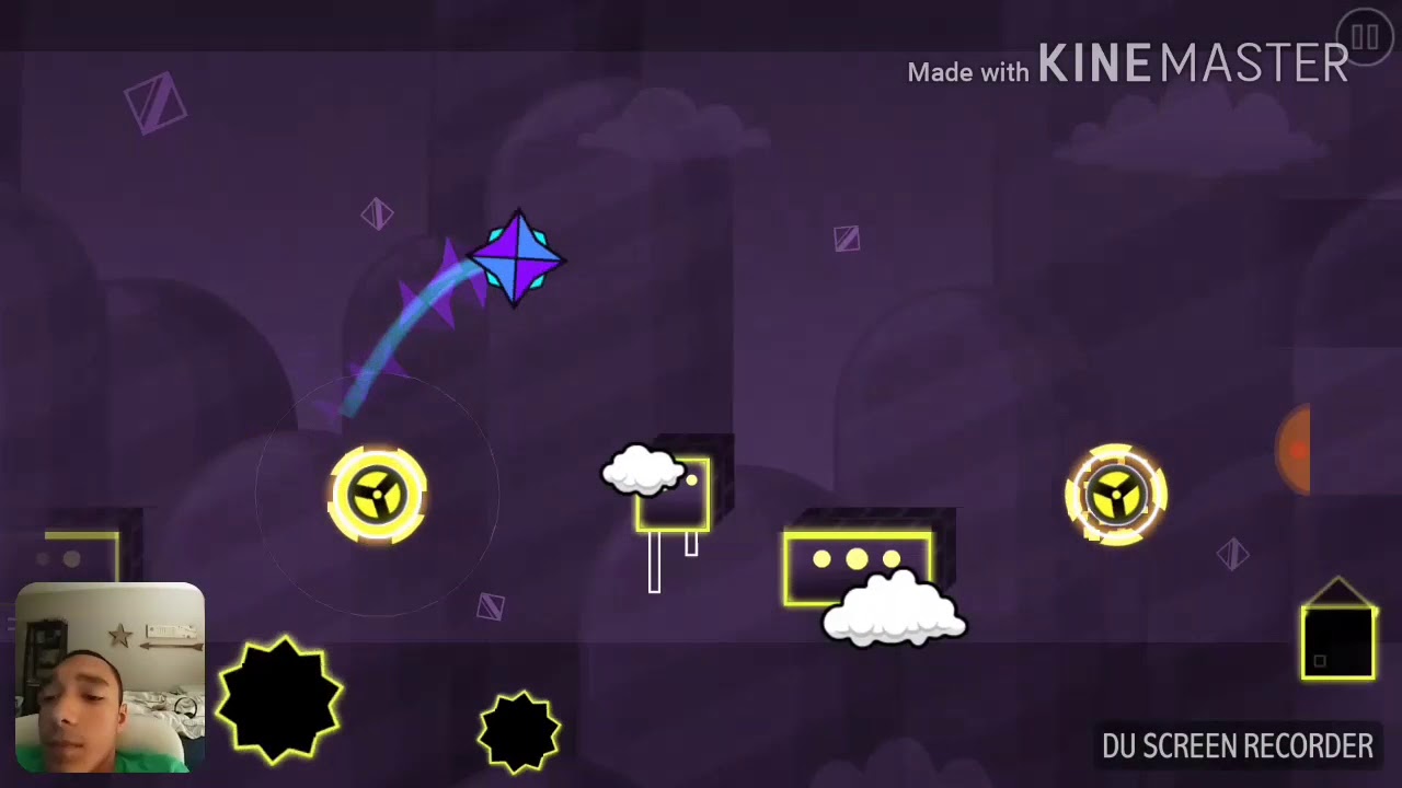 Playing Geometry dash world - YouTube