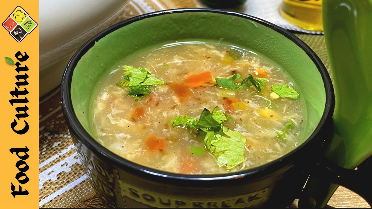 Restaurant Style Chinese Hot and Sour white Soup | Chicken Hot N Sour Soup | Chinese White Soup