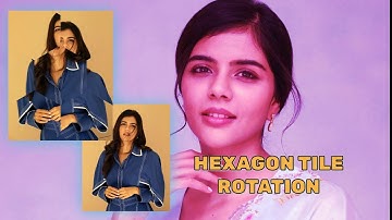Hexagon Tile Rotation Tutorial | Alight Motion Malayalam | Kalyani Priyadarshan | Hridayam Movie