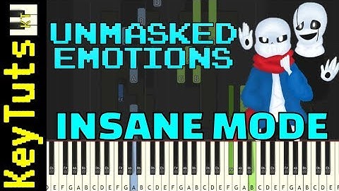 Learn to Play Unmasked Emotions from Glitchtale (Undertale AU) - Insane Mode