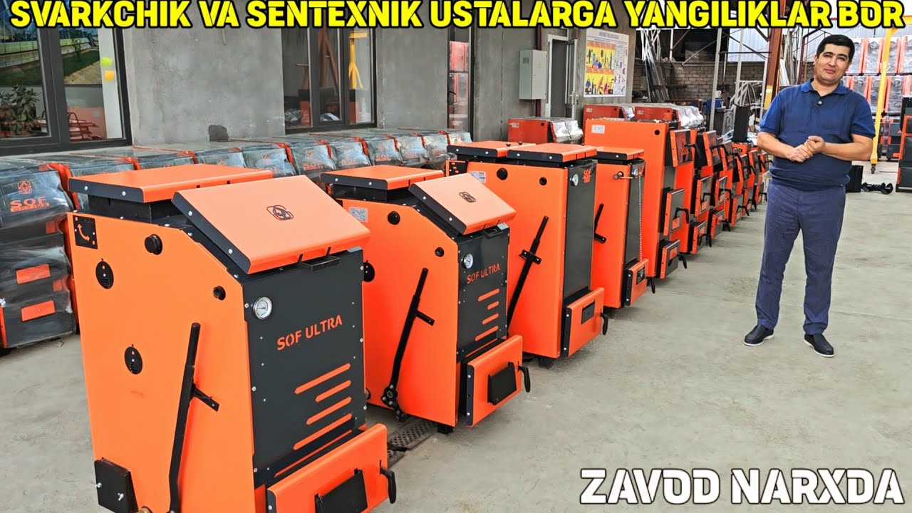 ZAVOD SIFATI SOF ISITISH KOTYOLLARI ZAVODIDAN VIDEO KOTYOL TURLARI NARXLARI