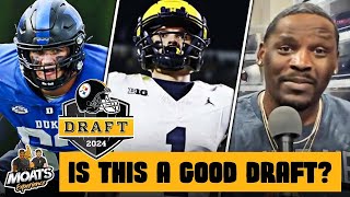 ESPN Field Yates Predicts Pittsburgh Steelers To Draft Graham Barton In 1st & Roman Wilson In 2nd